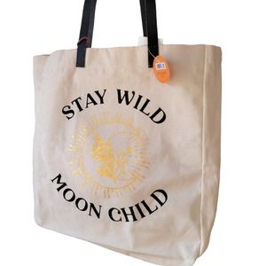 New Tote Stay wild moon child gold moon